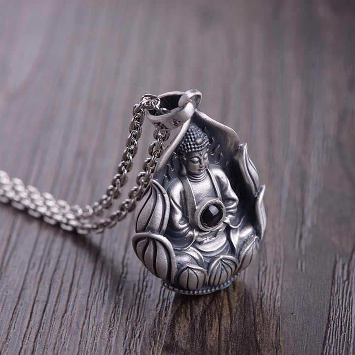 "Bodhi" pendant in 925 silver