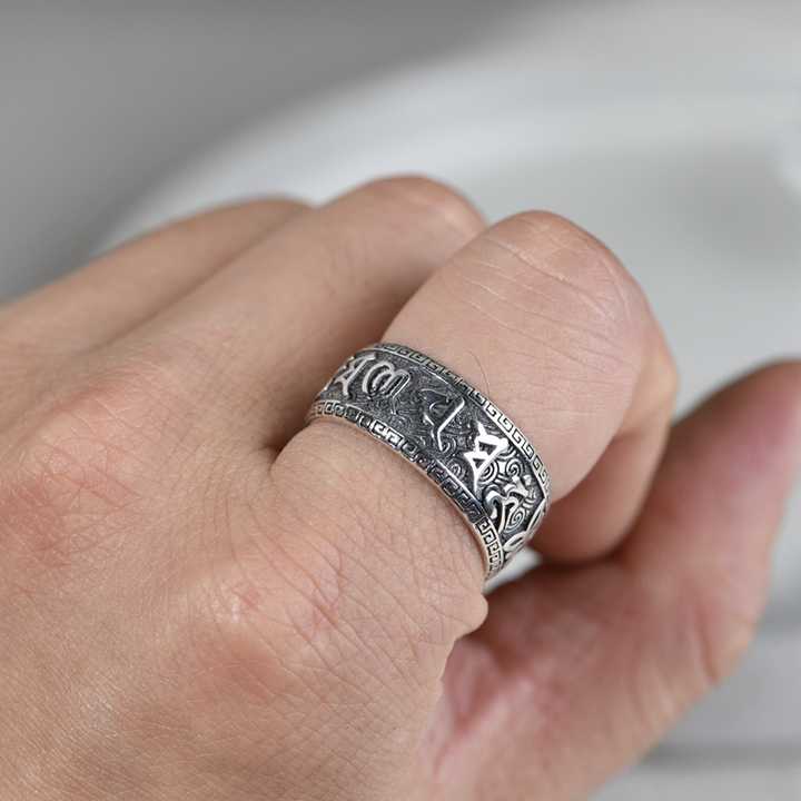 Anillo "Raksha" plata 925