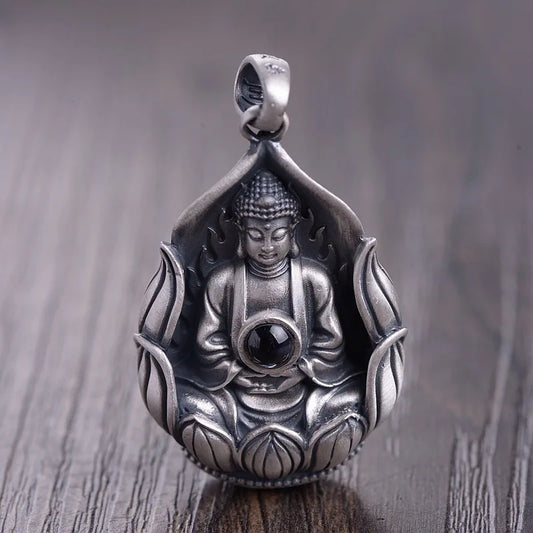 "Bodhi" pendant in 925 silver