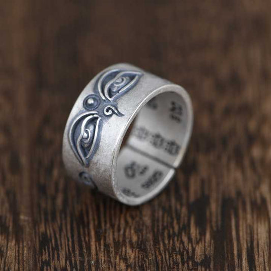 "Ajna" ring in 925 silver