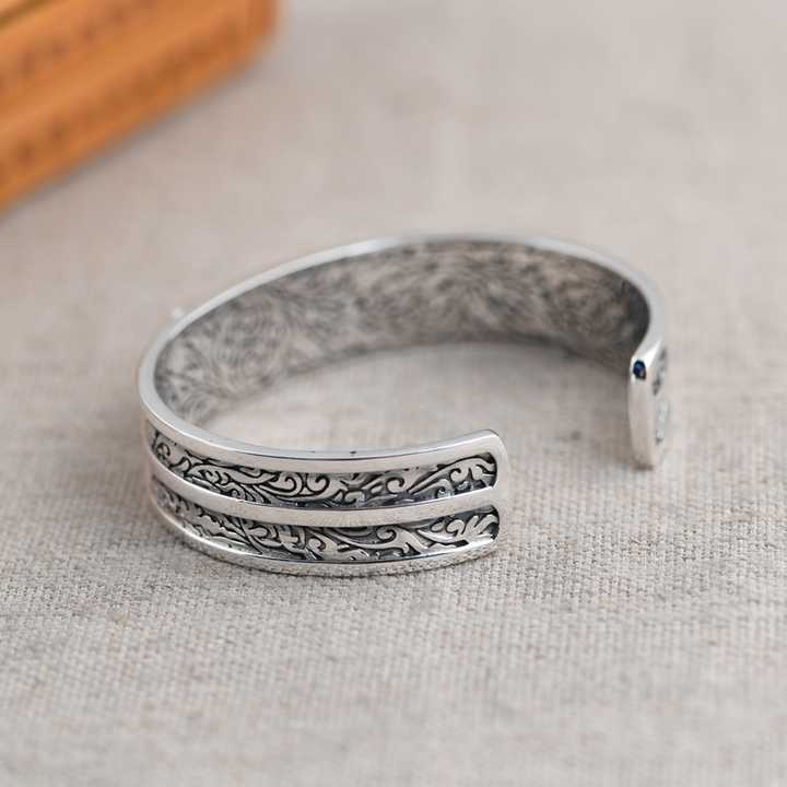 Brazalete "Shanti" plata 925