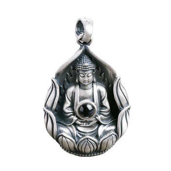 "Bodhi" pendant in 925 silver