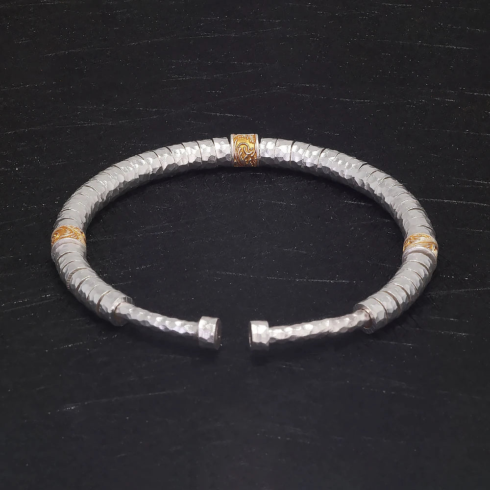 Brazalete "Metta" plata 999