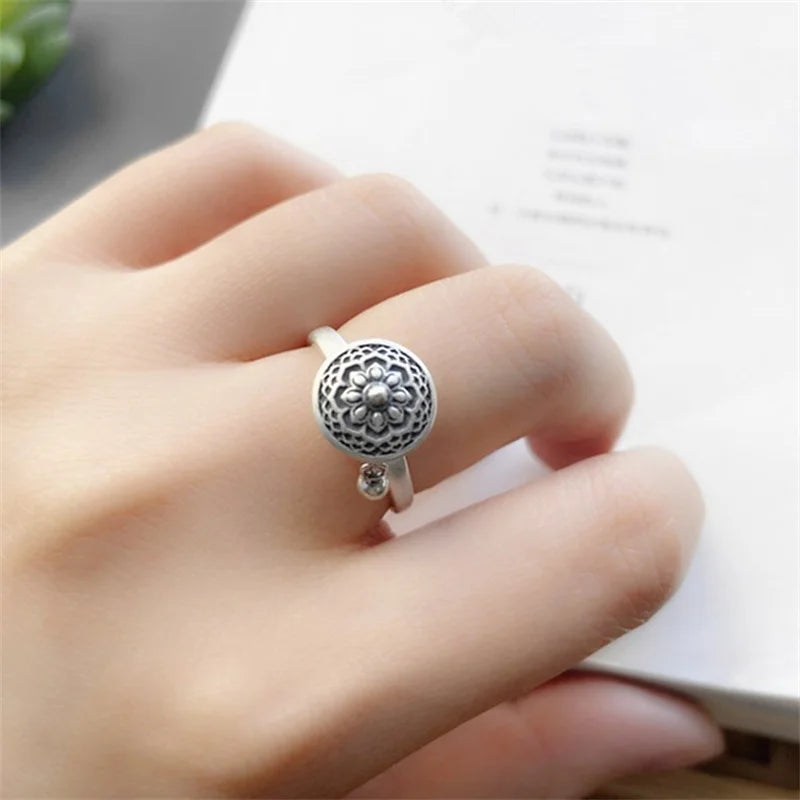 "Samsara" ring in 925 silver