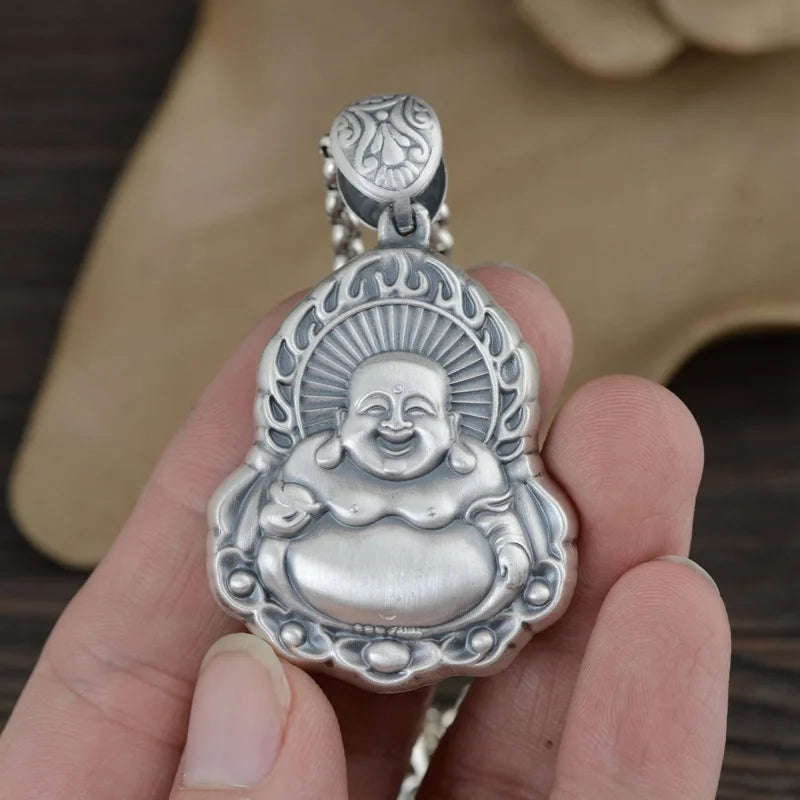 "Buddha Fozi" pendant in 925 silver