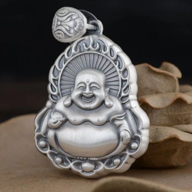 "Buddha Fozi" pendant in 925 silver