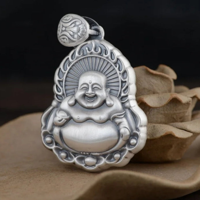 "Buddha Fozi" pendant in 925 silver